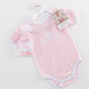 Little Princess baby onesie with socks